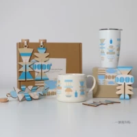 Синяя бутылка синяя бутылка кофейная чашка керамическая изоляция чашка суставо