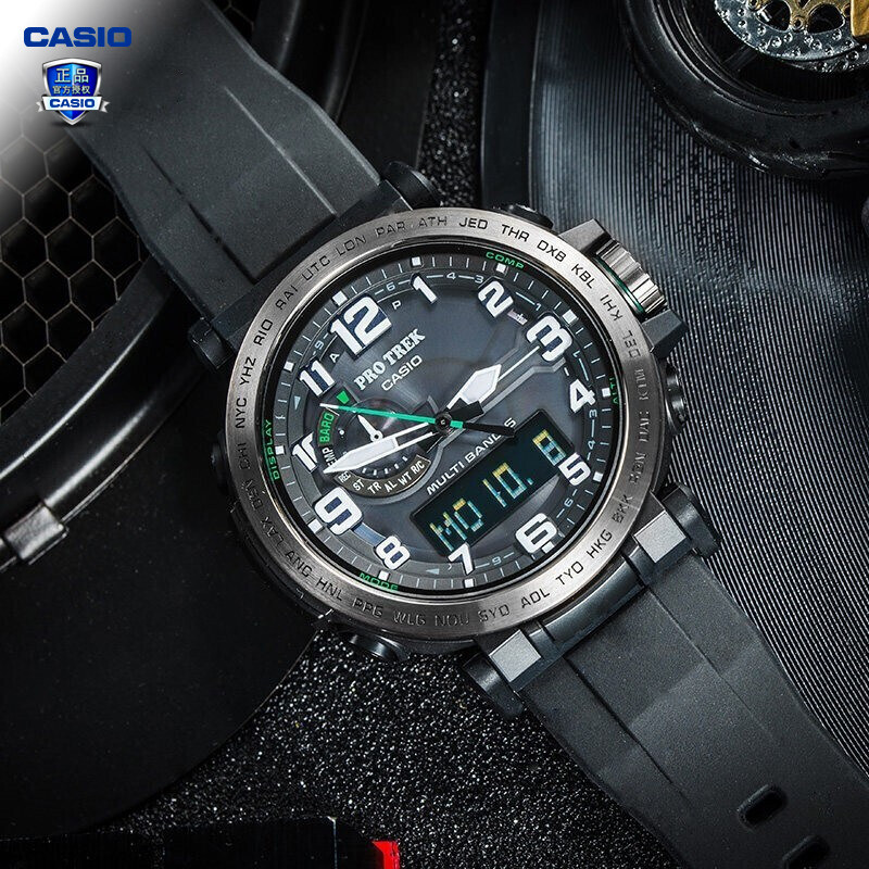 casioCASIO watch men's solar wave fashion sports waterproof outdoor mountaineering men's watch PRW-6600