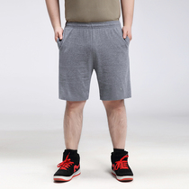 Dad casual cotton five-point pants middle-aged mens shorts wear summer thin middle-aged and elderly loose pants
