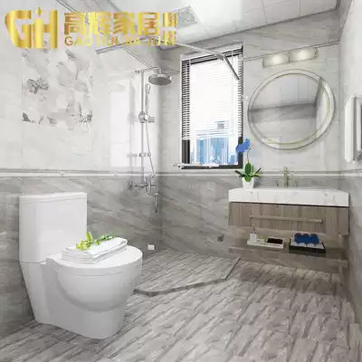 Foshan Nordic floor tiles Powder room tiles 300x600 Kitchen tiles Balcony Bathroom wall tiles Glazed wall tiles