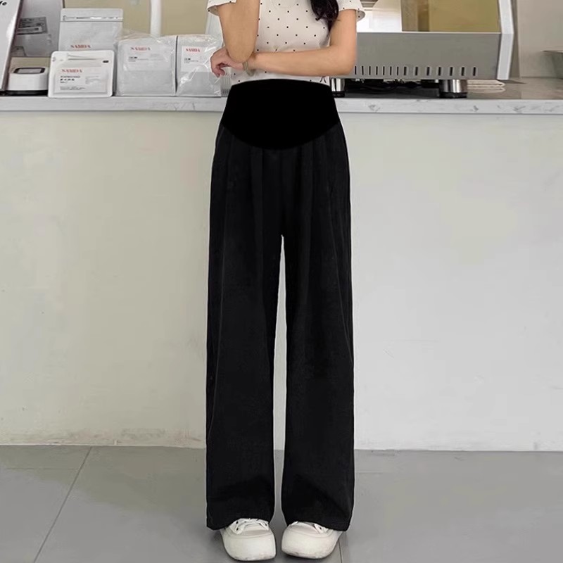 Maternity Pants Made of Milk Silk, Suitable for Spring, Autumn, and Summer 2026, New Style That Doesn'T Squeeze the Belly during Pregnancy, Adjustable, — 5