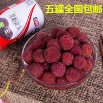 Canned bayberry easy-to-pull canned fresh canned fruit Bayberry 425g black plum technology canned Bayberry