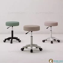 Beauty chair hair salon hair cutting large work stool barber shop chair hair salon rotating lift round stool beauty shop special