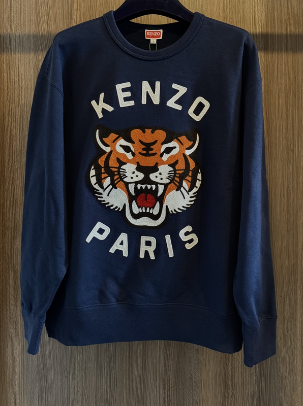 Kenzo Kenzo Takada Lucky Tiger Embroidered Sweatshirt Trendy Luxury