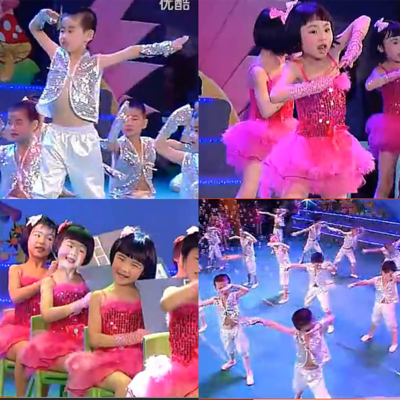 On June 1, children's Tang poetry new singing performance costumes