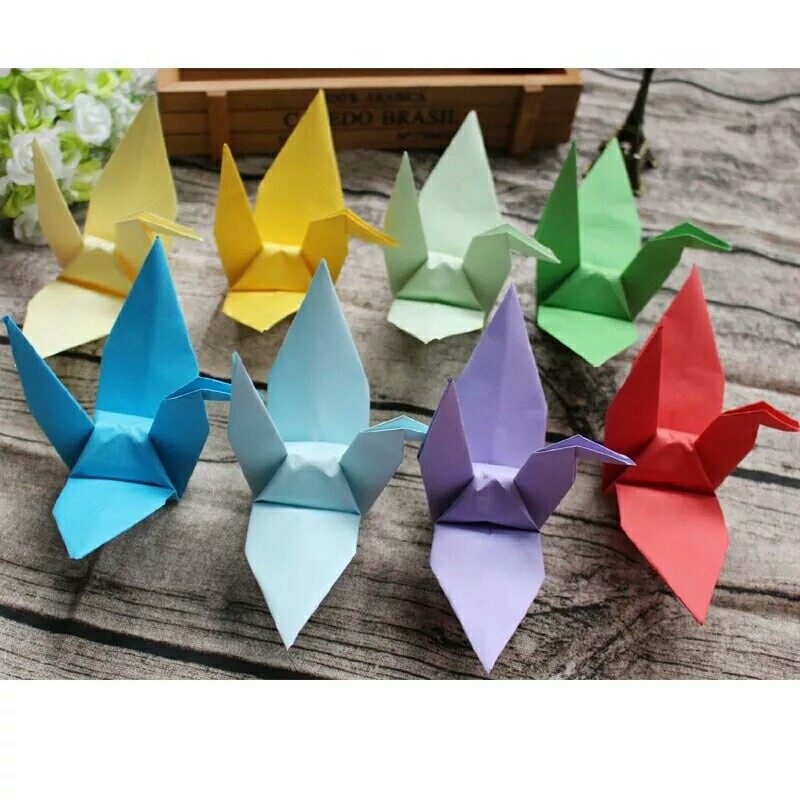Thousands of paper cranes pure handmade folding paper finished products 520-1314 New Year's Eve Idea Christmas presents the finished product