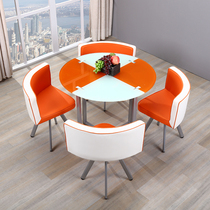 Minima Reception table and chairs Combined modern meeting Guests Talks Table Shop Guests Table And Chairs Office Casual Coffee Table And Chairs