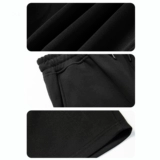 Летние однотонные черные штаны для отдыха, спортивные пляжные шорты, большой размер, свободный прямой крой