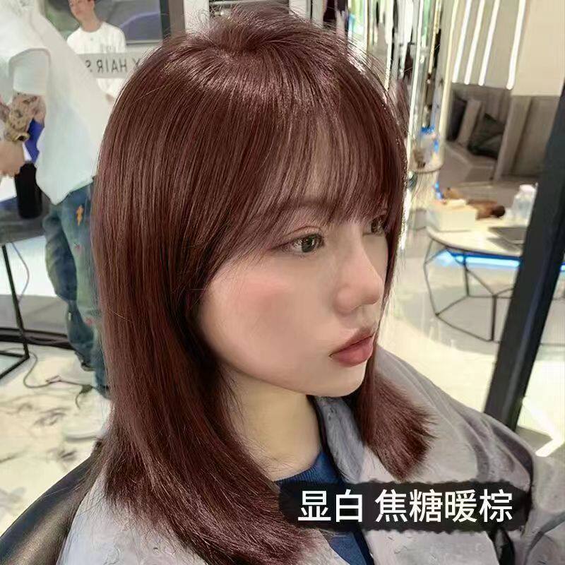 在家染发也能美得刚刚好,焦糖暖棕色染发膏太适合我们这种爱生活的小家人们了_彩染_淘宝美妆网