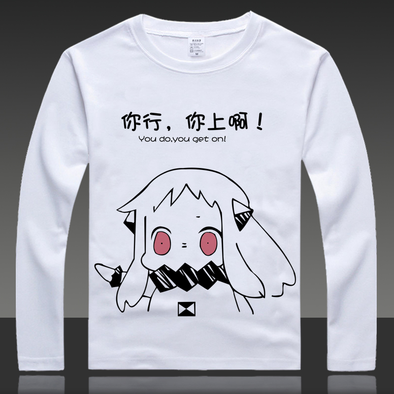 Hạm đội Bộ sưu tập Tàu Niang North Qi Ji Áo thun Anime áo thun dài tay nam nữ nhổ quần áo xung quanh - Carton / Hoạt hình liên quan búp bê hình dán