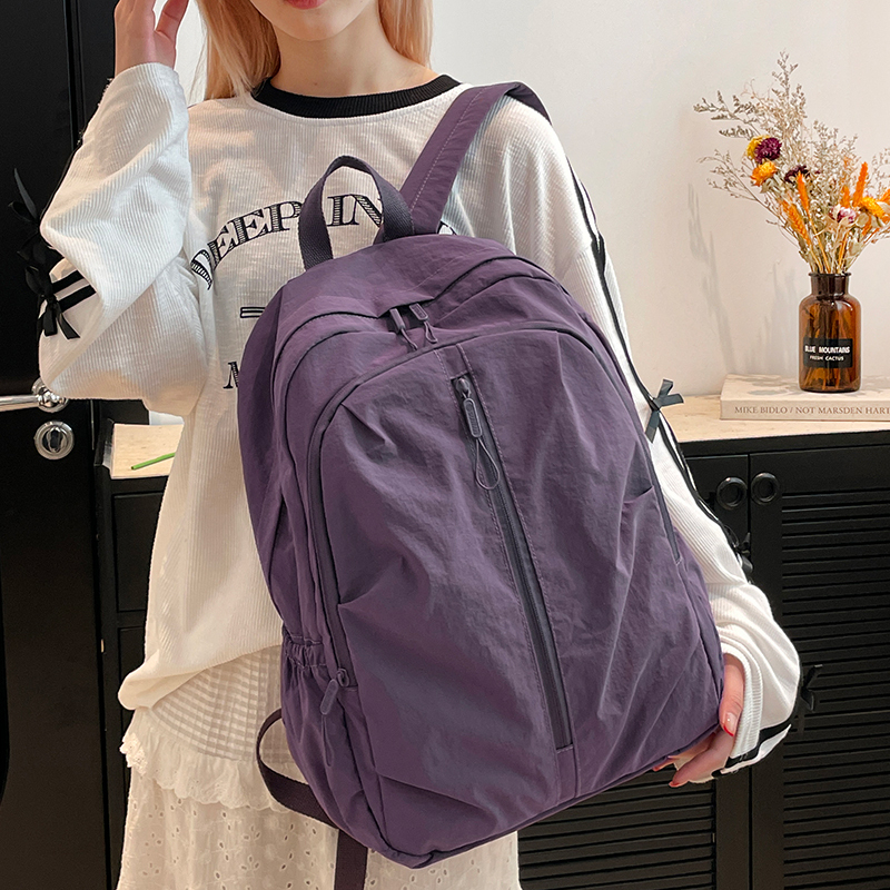 Large Backpack for Women, Nylon Bag for Business Trips, Travel Bag, Foldable, Large Capacity, Water-Repellent Computer Backpack Large Backpack for Women, Nylon Bag for Business Trips, Travel Bag, Foldable, Large Capacity, Water-Repellent Computer Backpack