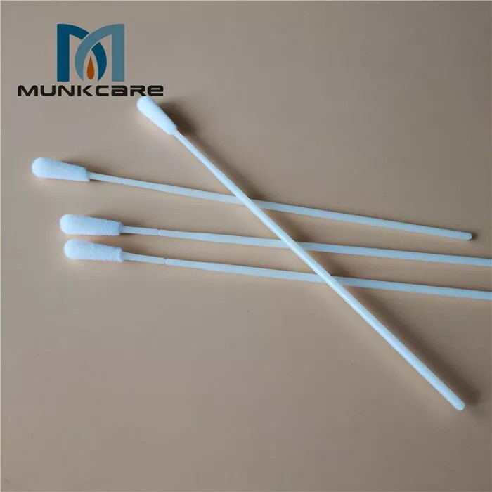 一次性核酸檢測拭子口腔耳鼻咽喉採集器dna尼龍採樣植絨拭子