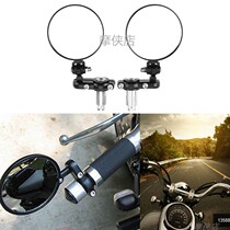 Harley Prince turn handle rear mirror motorcycle modification retro folding handlebar Rearview Mirror Mirror Mirror Mirror