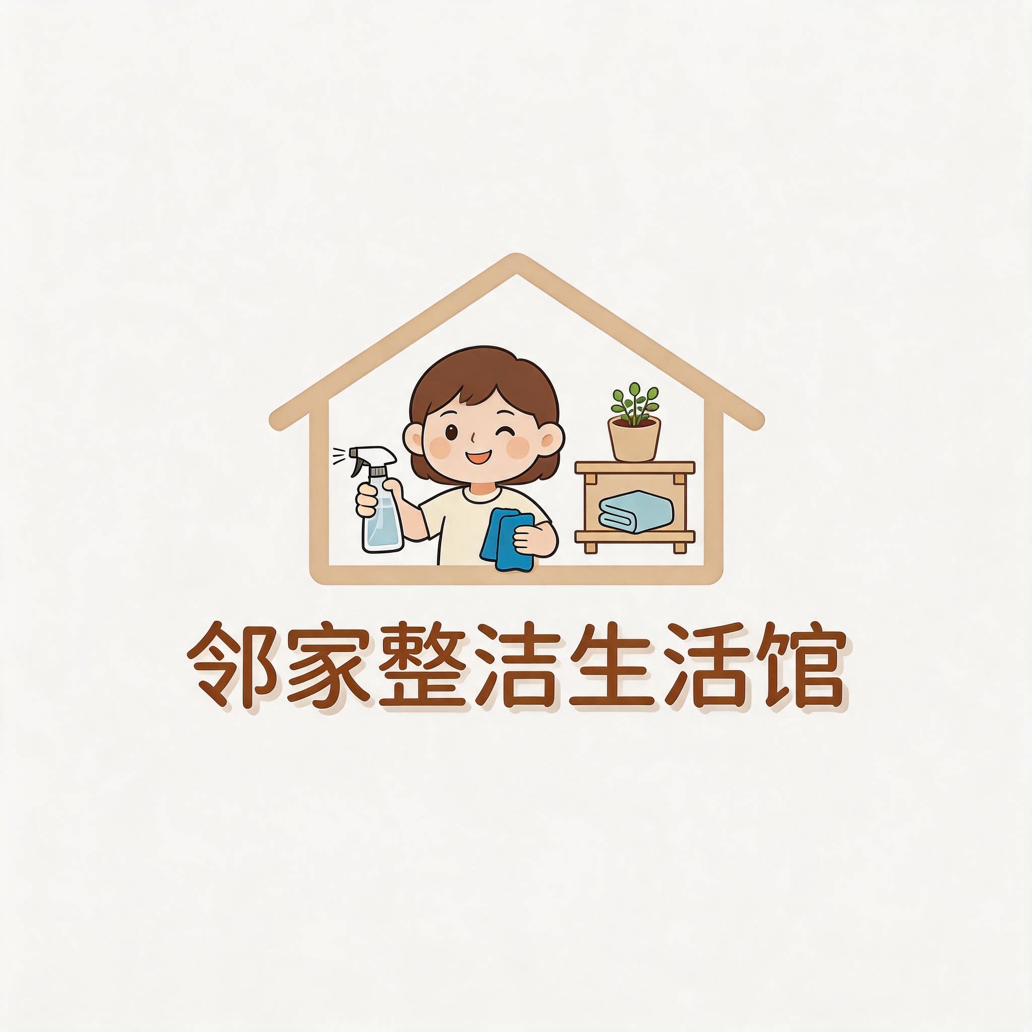 邻家整洁生活馆的LOGO