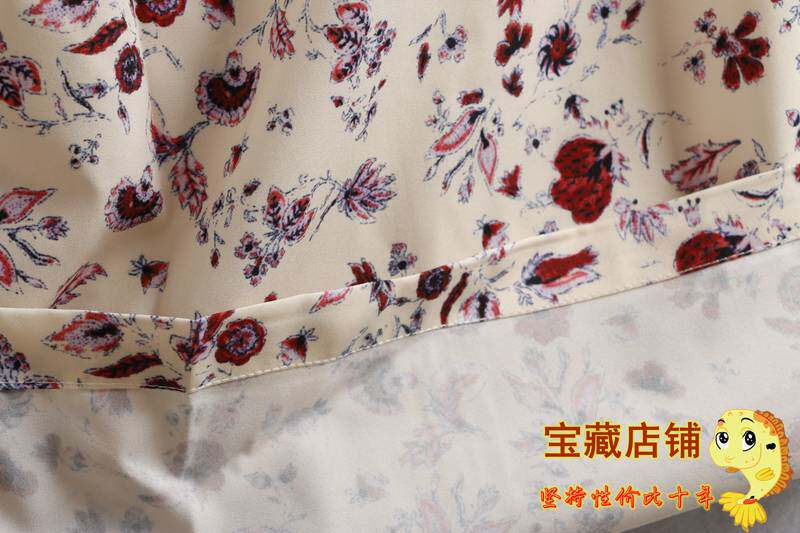 Боди/брюки 2790碎花连体裤 系带露背松紧时尚连体阔腿裤 小鱼儿外贸尾单女装