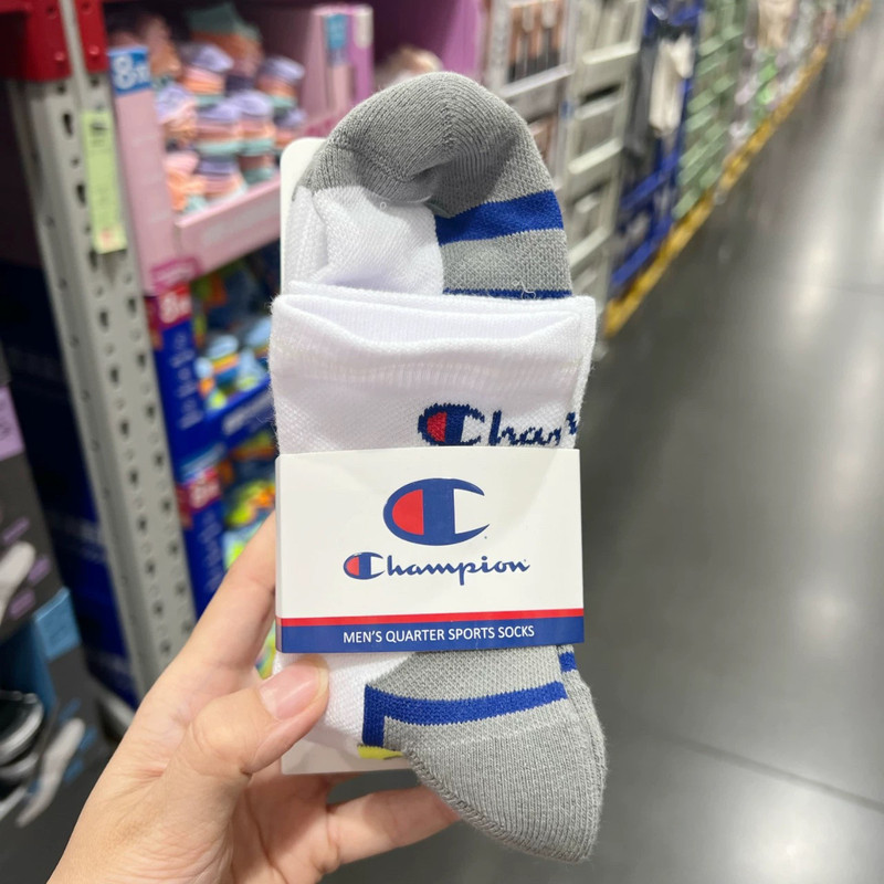 Sam Champion Champion Men's and Women's Socks, Mid-Calf Socks, Sports Socks, Sweat-Absorbent, Breathable, Antibacterial, Deodorant, Domestic Sam Champion Champion Men's and Women's Socks, Mid-Calf Socks, Sports Socks, Sweat-Absorbent, Breathable, Antibacterial, Deodorant, Domestic