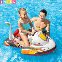 New INTEX airship mount swimming ring Childrens water thickened inflatable floating boat childrens outdoor motorboat