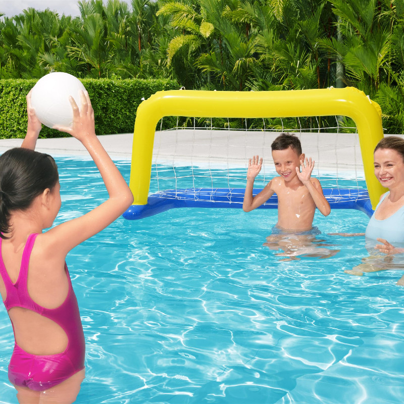 Adult children water entertainment handball net Swimming pool Parent-child water interactive inflatable ball bracket toy