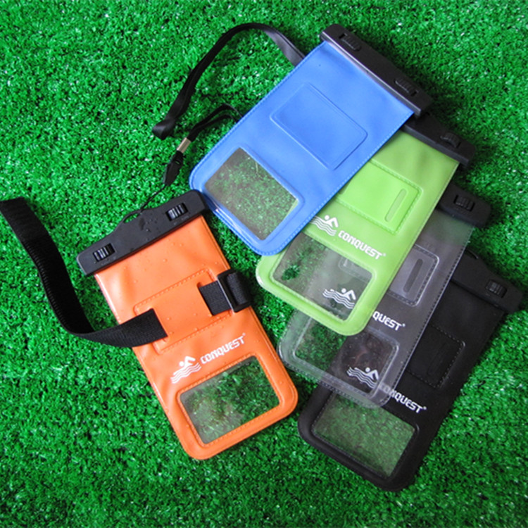 Transparent Large Number of waterproof mobile phone bag Touch screen Seal diving cover Swimming and Drift Equipment Divinity send special