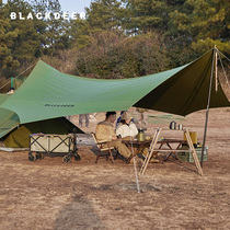 BLACKDEER BLACK DEER COTTON FABRIC OUTDOOR RAIN PROTECTION SUNSCREEN POLYGONAL OVERSIZED MULTIPERSON CAMPING SUN SHELTER