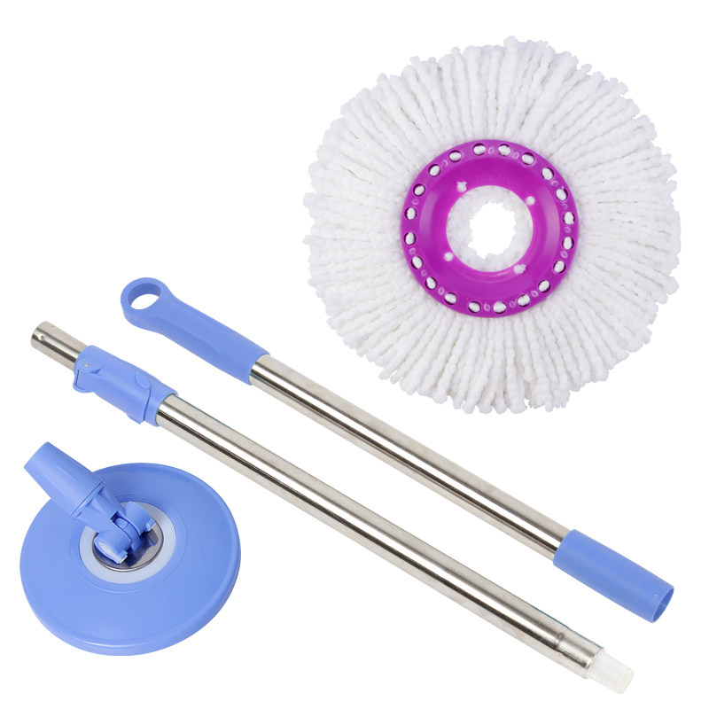 Mop rod Rotating mop accessories Universal automatic hand pressure replacement mop head Mop rod Mop head