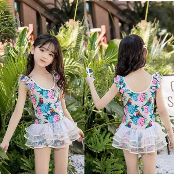 Bikini bé gái, nhiều loại đồ bơi bé gái tùy chọn, đồ bơi bé gái, đồ bơi trẻ em hàn quốc suối nước nóng - Đồ bơi trẻ em