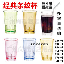 Jiabao cup PC plastic restaurant drink cup Acrylic juice cup Cola cup Milk tea cup Tea cup High temperature resistance