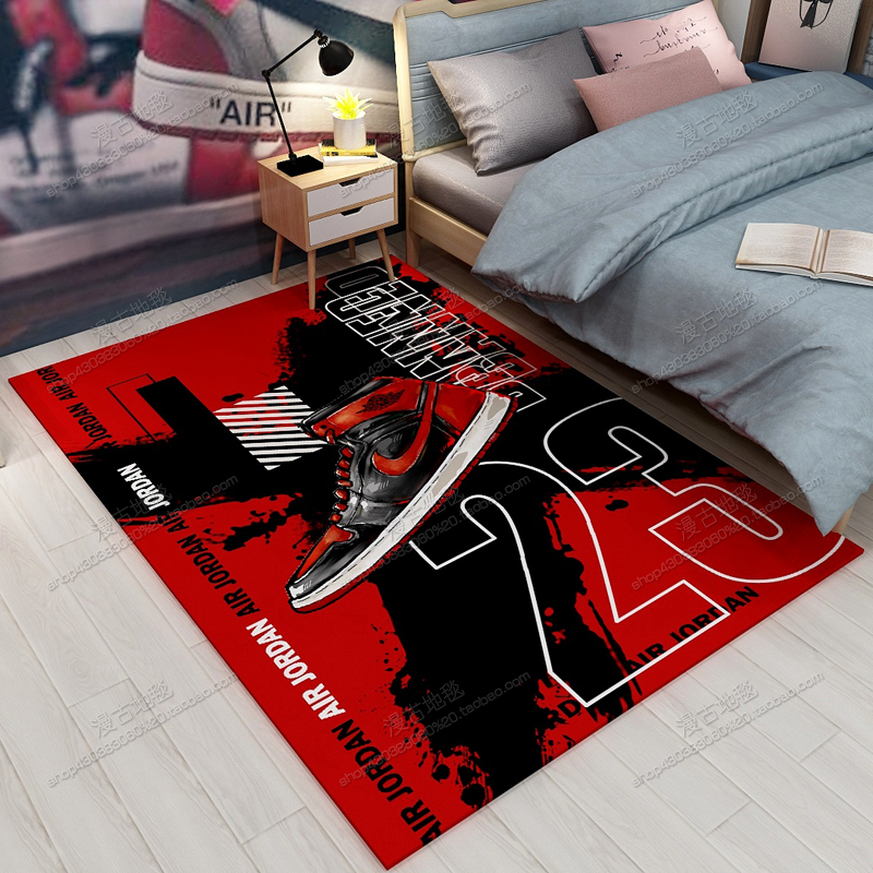 trendy living room kaws carpet bedroom bedside blanket personality bla coffee table mat cloakroom tide brand floor mats can be customized