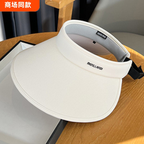 Hong Kong outdoor sun hat womens sun protection and anti-UV empty top hat Korean version travel big brim sun hat