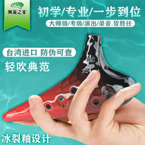 TNG Ocarina 12-hole AC Alto C Sea Wave Professional performance level 12-hole ocarina SC SF AF Beginner Introduction AC