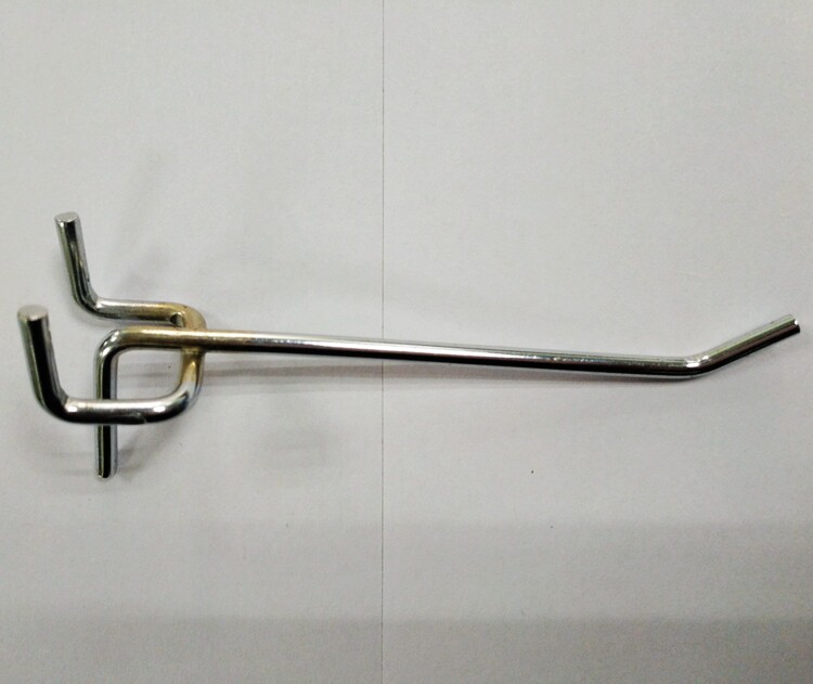 Supermarket shelf flush hole single wire hook hole distance 2 5cm triangular hook hole plate single wire hook