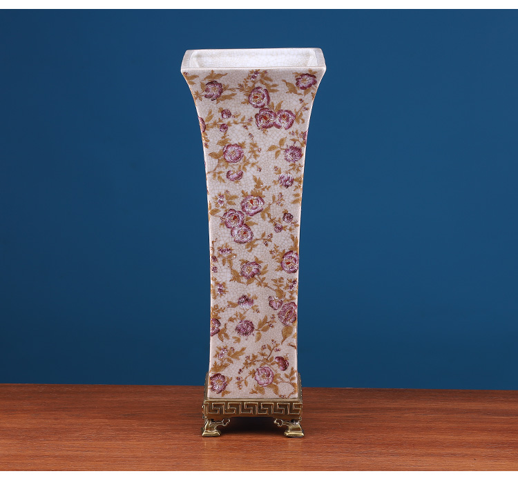 European American creative vases, ceramic flower arranging dried flowers sitting room adornment household example room porch restoring ancient ways furnishing articles