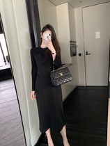 DAJOS black label Japan imported triacetate tencel stand-cut stitching dress