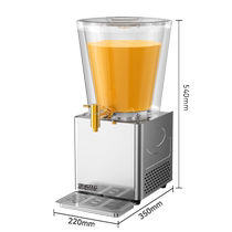 Weisimei beverage machine commercial 10L activated cold drink machine stall juice machine restaurant hot and cold dual temperature beverage machine