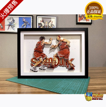 (The whole model is scheduled to be shipped next week) 3D paper art three-dimensional painting Sakuragi * Ryukawa Maple