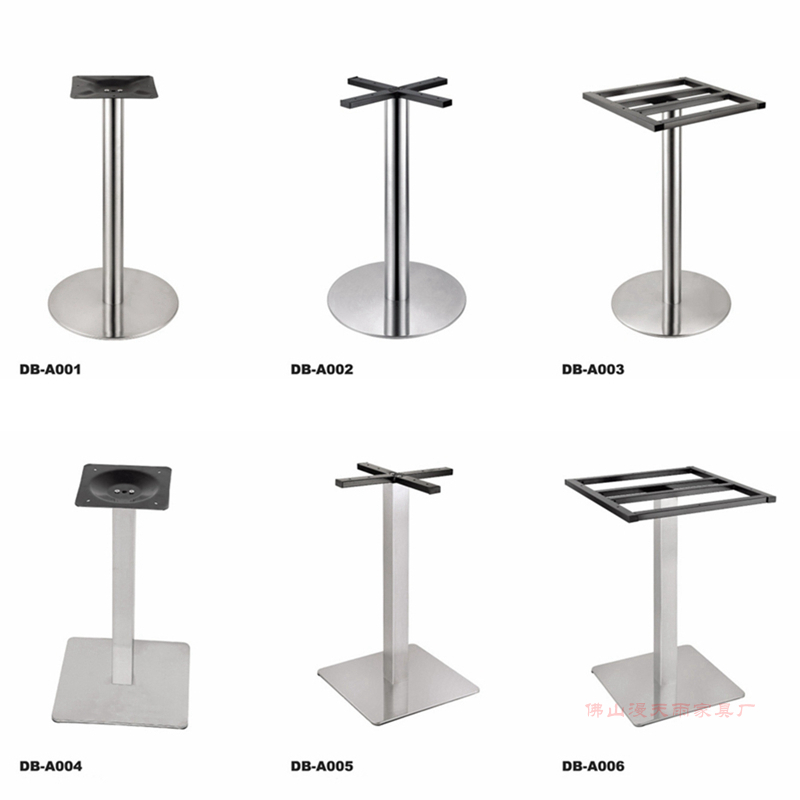 Customized stainless steel hardware accessories table legs table feet base marble table legs bar commercial office thickening bracket