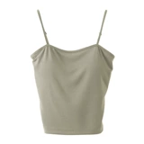 Тонкий топ с чашечками, шелковая лента, бюстгалтер