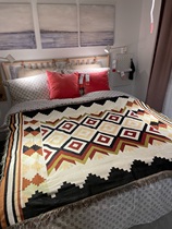 Moroccan Leisure National Wind Cover Blanket 40% Cotton 60% Polyester Soft Machine Wash Tunisia