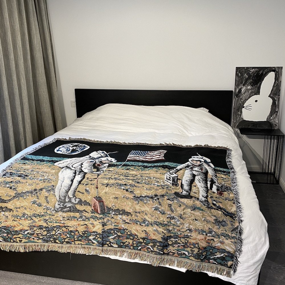 New Blanket Cover Blanket Decoration Blanket Universe NASA American Astronaut Retro Trend Hip Hop Sofa Blanket