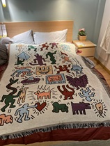 Case Halin Keith Haring Sofa Blanket Tide Room Placement Blankets