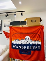 Wanderlust extreme sports decoration cloth hanging cloth background cloth mountain mountaineering mountains