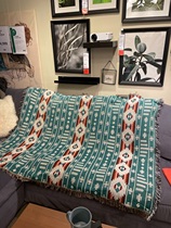 National Wind Bohemian Minami Sofa Blanket Knit Geometric Decorative Blanket Sofa Towel Bed Cover Blanket American Tarlin