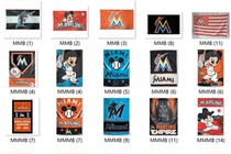 Foreign trade goods Miami marlin Flag MLB Miami Marlins Flag Amazon WISH EBAY