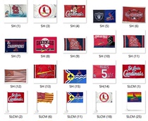 Foreign trade supply St. Louis main MLB St Louis Cardinals Flag Amazon WISH EBAY