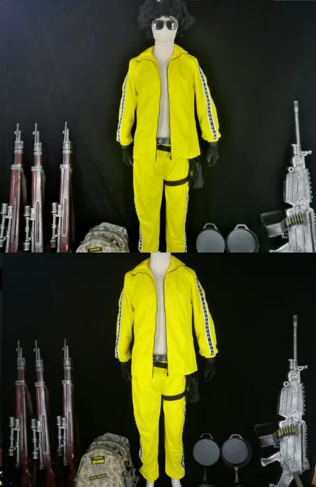 Cho thuê quần áo COS COSPLAY nam nhỏ quần áo màu vàng chỉ ăn gà trò chơi anime Jedi đạo cụ hoạt hình sinh tồn nóng - Cosplay đồ cosplay shinobu