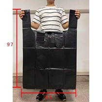 Black full new material big garbage bag large commercial extra large property hotel sanitation plastic bag