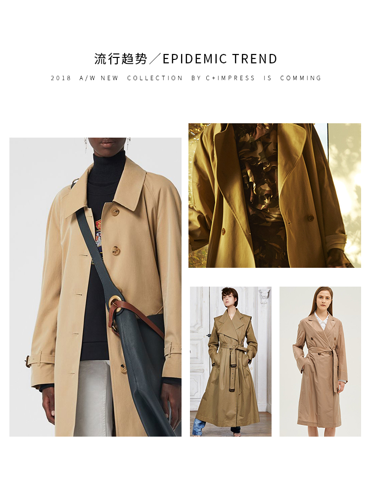Trench pour femme C+IMPRESS   en Coton - Ref 3227848 Image 13