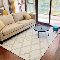 Modern Plaid American Light Lavish Board Room Carpet Living Room Tea Table Sofa Bedroom Bedside Book Room Handmade Carpet