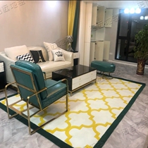 Modern Green Plaid Eu Style American Style Board Room Carpets Living-room Tea Table Sofa Bedroom Book House Handmade