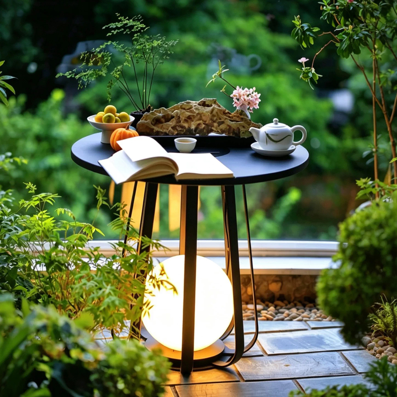 Solar Outdoor Waterproof Lighting Lawn Lamp 2026 New Model Garden Villa Courtyard Landscape Atmosphere Coffee Table Lamp